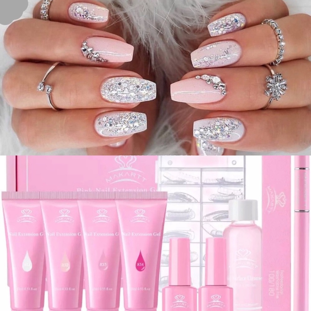 Makartt Polygel Nail Kit • Salon Gel • USA Seller